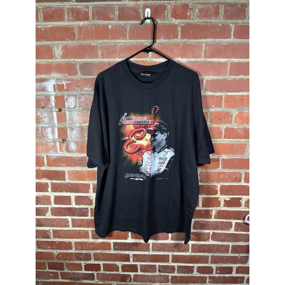 Vintage Y2K Dale Earnhardt Tribute Concert Shirt Racing Sport Nascar Adult 2XL